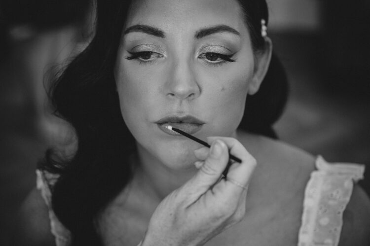 bride getting ready
