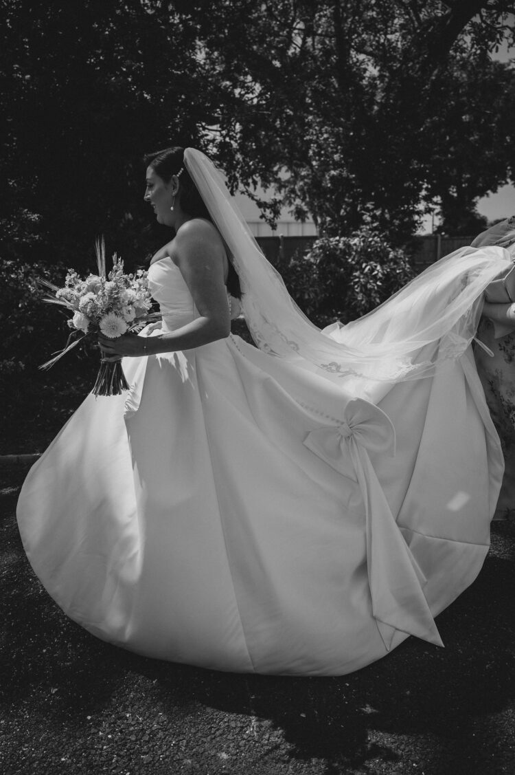 bride before ceremony