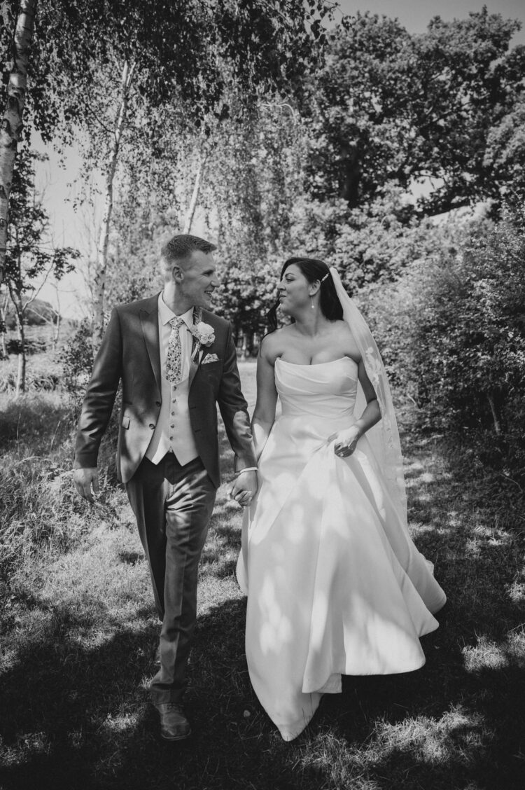 bride and groom portraits Over Barn wedding photography