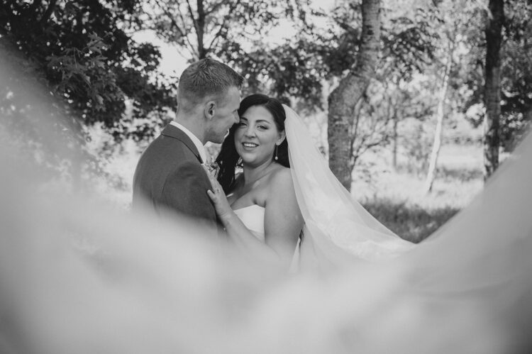 bride and groom portraits Over Barn wedding photography