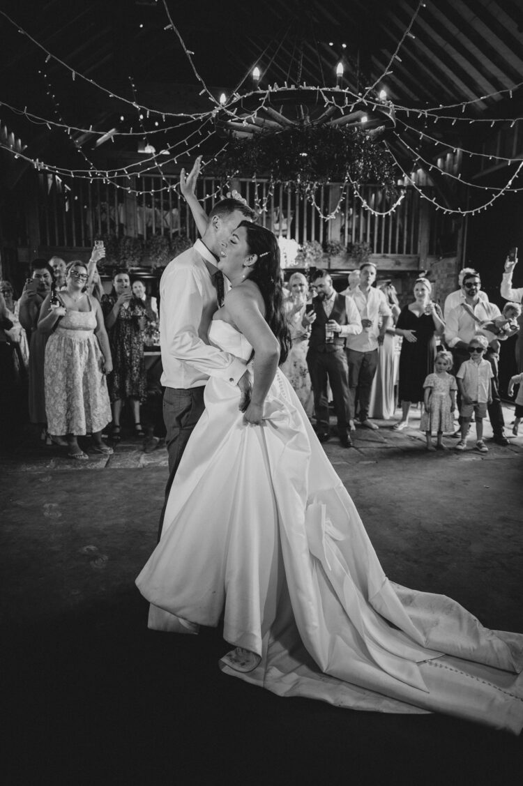 the first dance at Over Barn