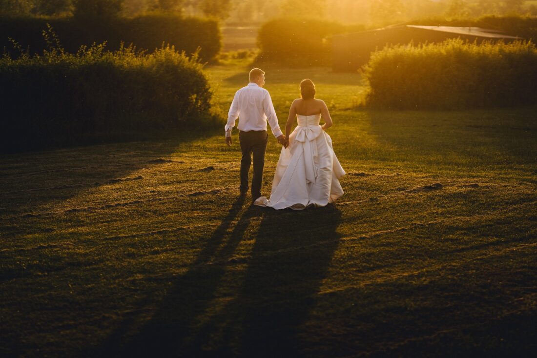 bride and groom portraits Over Barn wedding photography