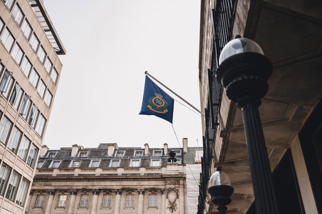 army and navy club pall mall on the way to greek orthodox wedding