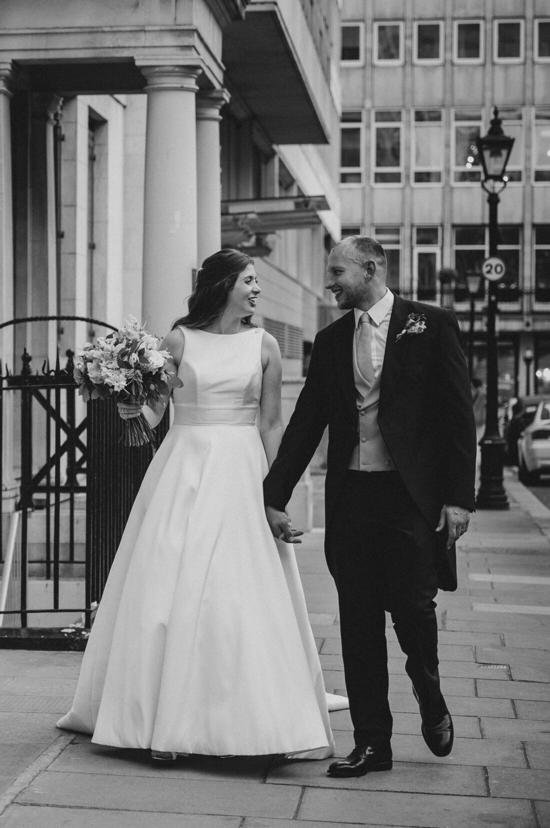 bride and groom session at the army and navy club pall mall london