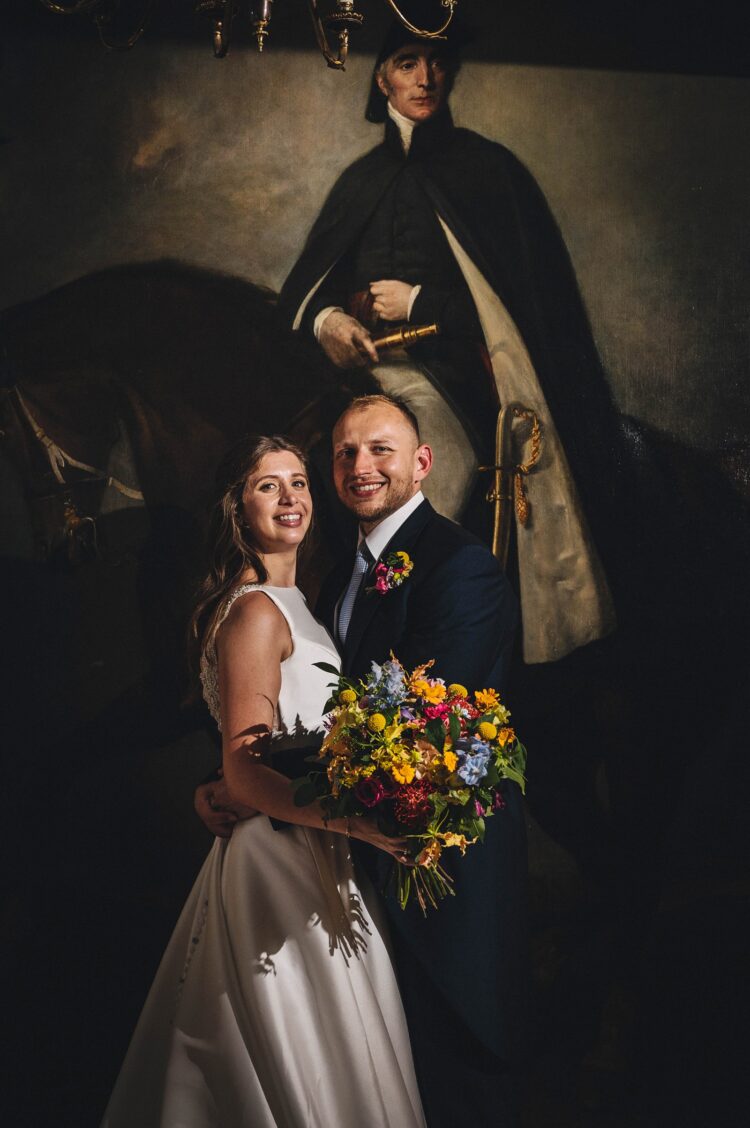 bride and groom session at the army and navy club pall mall london
