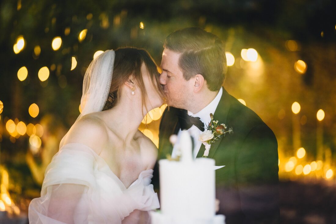 bride and groom at Dewsall Court jewish wedding photographer UK