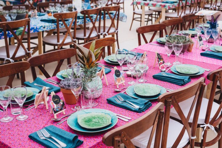 luxury marquee wedding decor