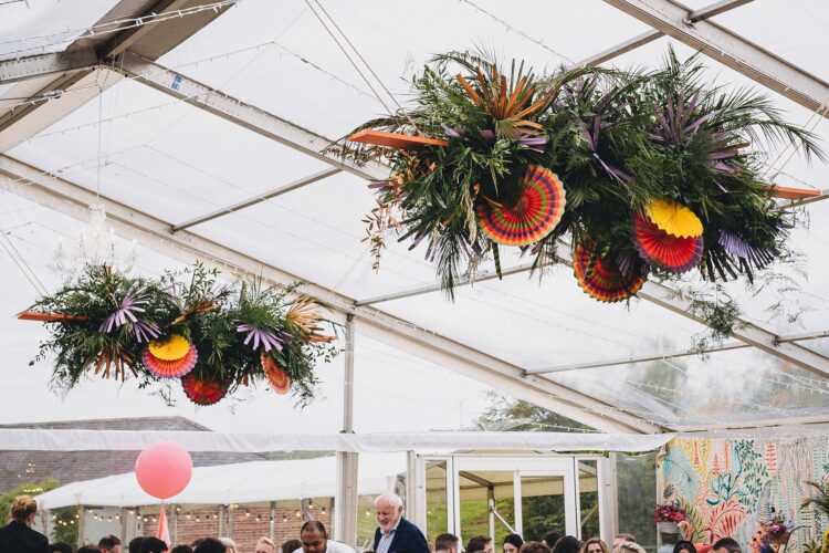 luxury marquee wedding decor
