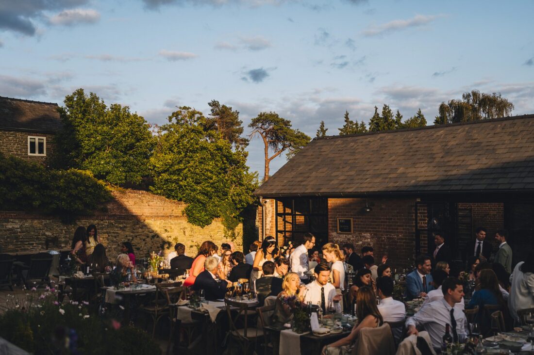 evening fun at Shucknall Court, Herefordshire luxury wedding venue