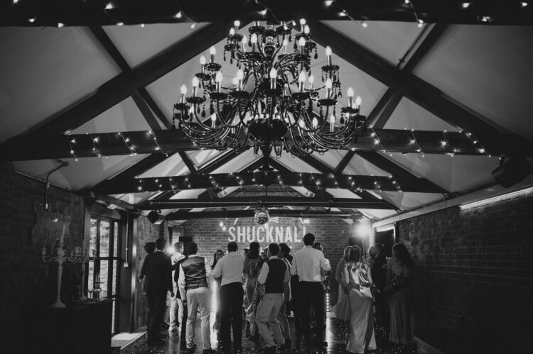 evening fun at Shucknall Court, Herefordshire luxury wedding venue