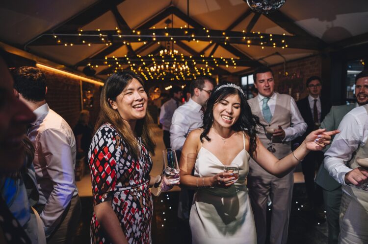 evening fun at Shucknall Court, Herefordshire luxury wedding venue