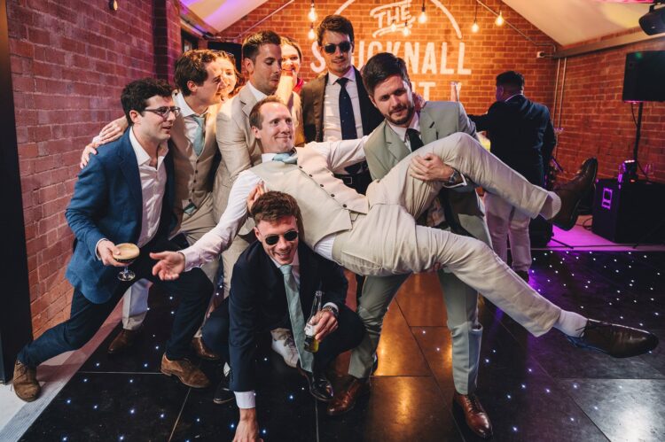 evening fun at Shucknall Court, Herefordshire luxury wedding venue
