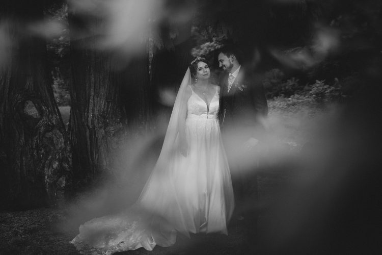 bride ang groom during their matara centre wedding photography session