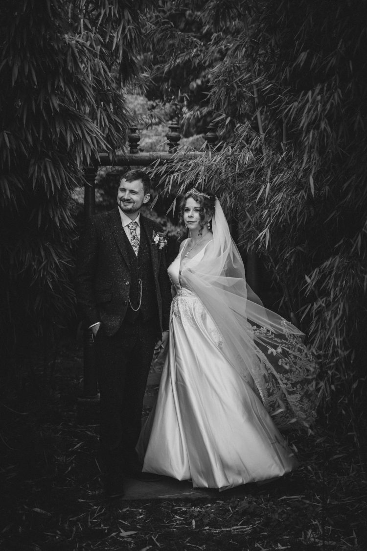 bride ang groom during their matara centre wedding photography session