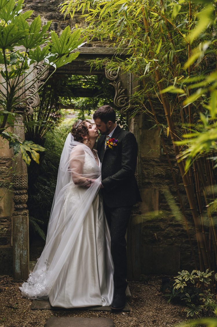 bride ang groom during their matara centre wedding photography session