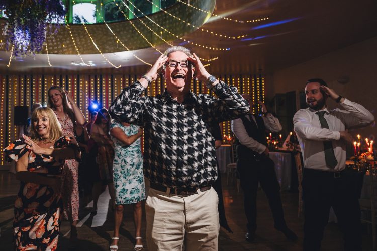 wedding evening fun at matara centre cotswolds