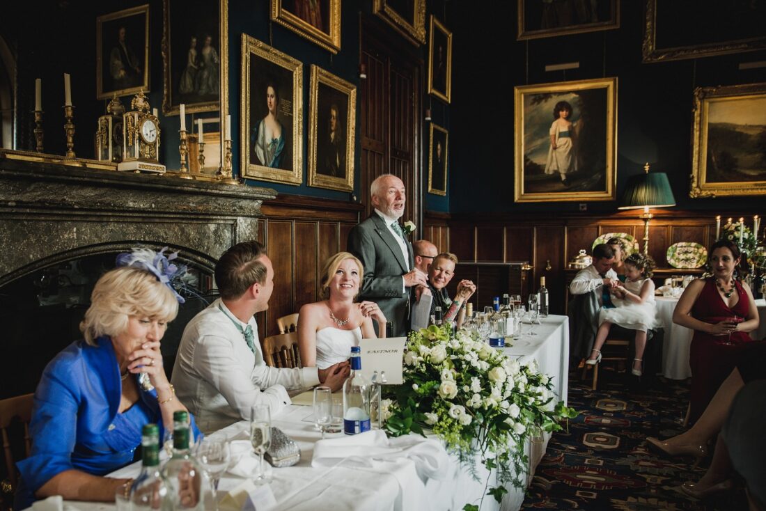 wedding speeches, Eastnor Castle wedding photographer