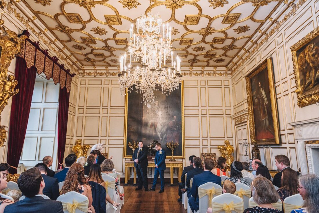 groom waiting for the bride at Warwick Castle, Warwick Castle wedding photographer