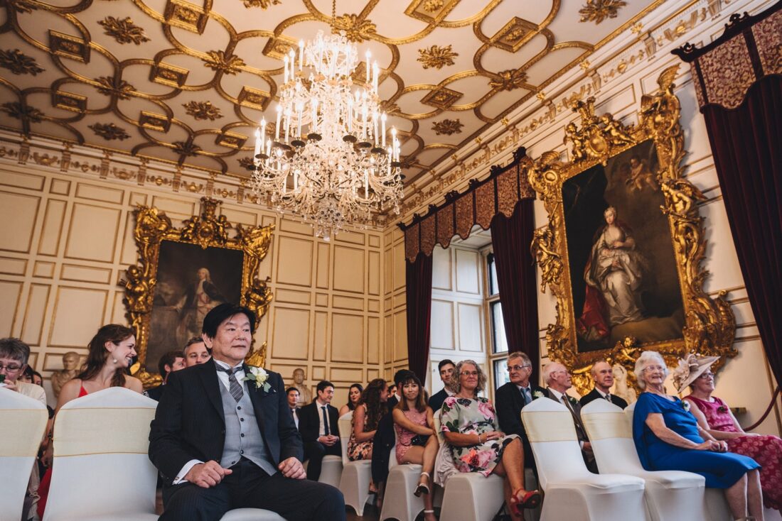 before ceremony at Warwick Castle, Warwick Castle wedding photographer