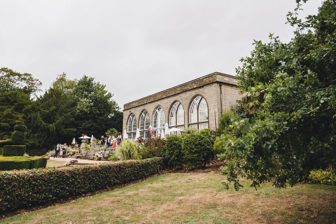 reception drinks at Warwick castle