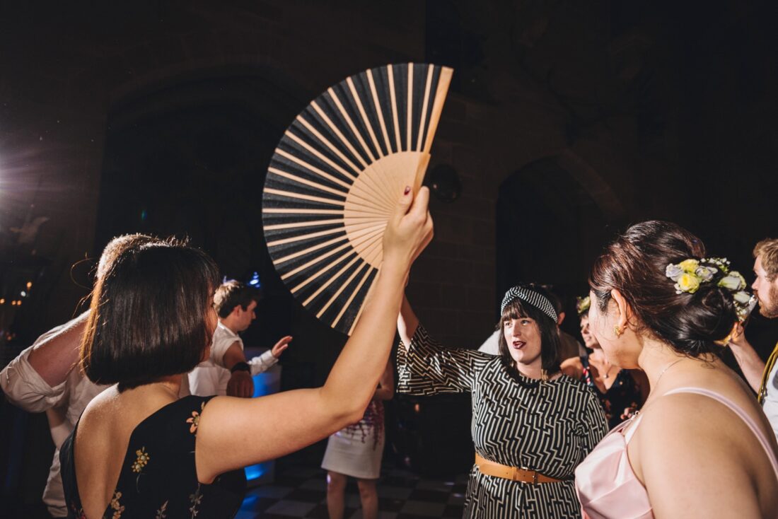 evening dance floor at Warwick Castle, Warwick Castle wedding photographer