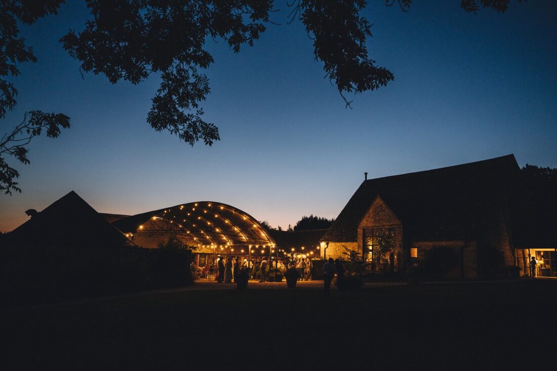 old gore barn wedding photography the venue in the twilight